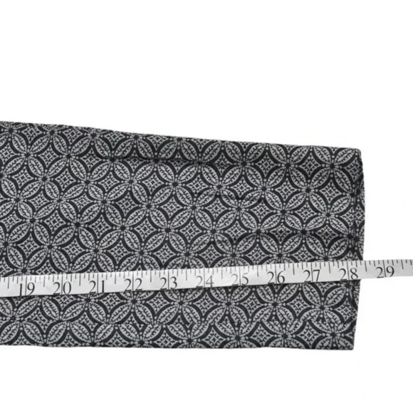 Banana Republic Sloan Pants Pattern Gray Mid Rise Ankle Size 6 - Picture 13 of 13